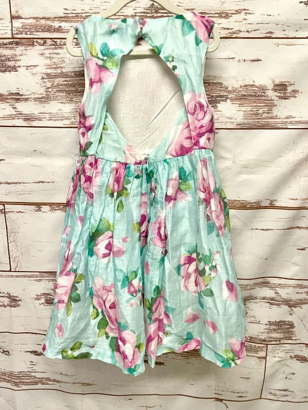 Mayoral Aqua Floral Dress